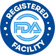 Registered FDA facility seal used on the Finessa sales page